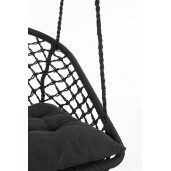 Set 2 hamace bumbac negru Javier 88x69x130 cm