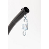 Suport hamac otel negru Ø98x195h