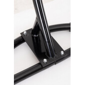 Suport hamac otel negru Ø98x195h