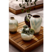 Vaza flori teracota multicolora Coira Ø25x30h