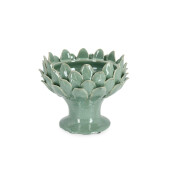 Bol decorativ teracota verde Esma Ø27x22,5h