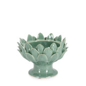 Bol decorativ teracota verde Esma Ø20x15h