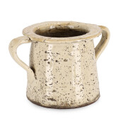 Vaza flori teracota maro bej Rune 22x16x15,5h