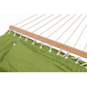 Hamac gradina textl verde lemn maro Selaya 200x140