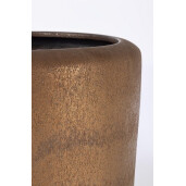 Vaza flori teracota bronz Pathom Ø35x58h