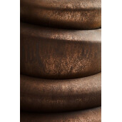 Vaza flori teracota bronz Pathom Ø35x58h