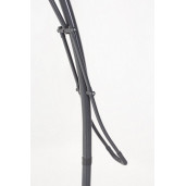 Umbrela de gradina cu picior din fier negru si copertina textil crem Sorrento Ø 300 cm x 253 h