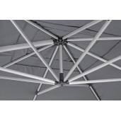 Umbrela gradina gri Calis 400x400x275 cm