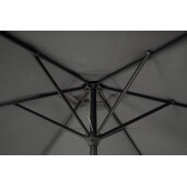 Umbrela gradina gri Kalife 270x235 cm