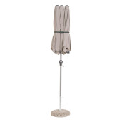 Umbrela gradina gri taupe Brasil 400x200x236 cm