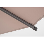 Umbrela gradina gri taupe Brasil 400x200x236 cm