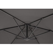 Umbrela gradina gri charcoal Nizza Ø300x235h