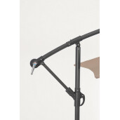 Umbrela gradina gri charcoal  taupe Nizza Ø300x235h