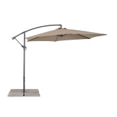 Umbrela gradina gri charcoal  taupe Nizza Ø300x235h