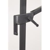 Umbrela gradina gri charcoal Siviglia 300x300x235h