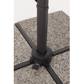 Umbrela gradina gri charcoal Siviglia 300x300x235h