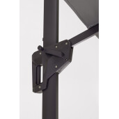 Umbrela gradina gri charcoal Porto 400x300x250h