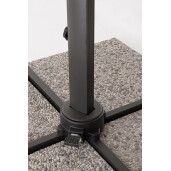 Umbrela gradina gri charcoal Porto 400x300x250h