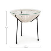 Masuta rotunda Parker 50x50 cm