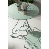 Masa otel verde menta Etienne 70x72 cm