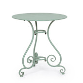 Masa otel verde menta Etienne 70x72 cm