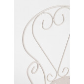 Set 4 scaune otel bej Etienne 49x49x89 cm