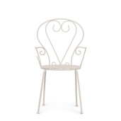 Set 4 scaune otel bej Etienne 49x49x89 cm