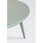 Set mobilier gradina otel verde textil bej Nixie 51x40 cm, 65x45 cm, 77x64x68 cm, 121x64x68 cm