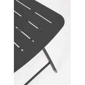 Set mobilier gradina otel gri Yvonne 44x50x85h ; 70x70x72h
