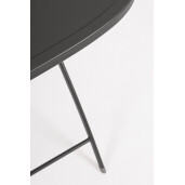 Set mobilier gradina otel gri Yvonne 44x50x85h ; 70x70x72h