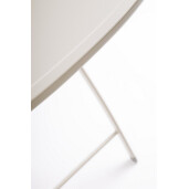 Set mobilier gradina masa, 2 scaune otel champagne Yvonne 44x50x85h, 70x70x72h