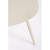 Set 2 masute cafea otel champagne Yvonne 77.5x73.5x35h; 77.5x73.5x45h