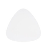 Set 2 masute cafea otel alb Yvonne 77.5x73.5x35h; 77.5x73.5x45h