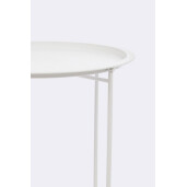 Masuta cafea otel alb Austin Ø46x52h