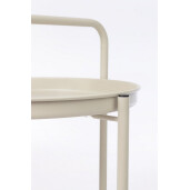 Carucior servire otel crem gypsum Austin Ø44.5x70h