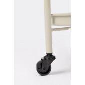 Carucior servire otel crem gypsum Austin Ø44.5x70h