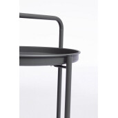 Carucior servire otel gri Austin Ø44.5x70h