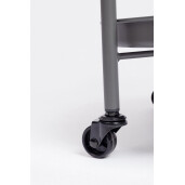 Carucior servire otel gri Austin Ø44.5x70h