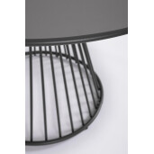 Masa rotunda otel gri charcoal Austin Ø120x75h