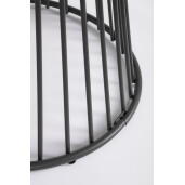 Masa rotunda otel gri charcoal Austin Ø120x75h