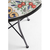 Masa rotunda otel ceramica multicolora Santorini Ø60x75h