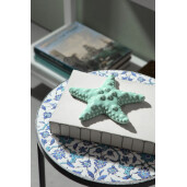 Set 3 suporturi flori otel ceramica Samos Ø30x68h; ø25x57h; ø20x51h