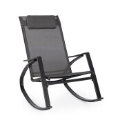 Fotoliu gradina, terasa gri charcoal Ercolano 60x107x95h