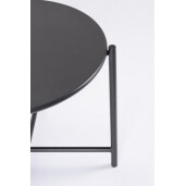 Set mobilier gradina otel gri charcoal textil bej Otsuni