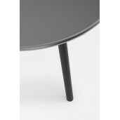 Set mobilier gradina otel gri charcoal textil bej Gargano