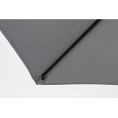 Set mobilier gradina cu umbrela soare otel gri charcoal Pompei 