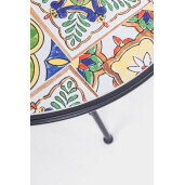 Masa rotunda otel ceramica multicolora Paloma Ø60x75h