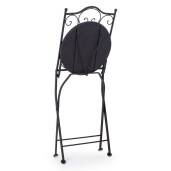 Set 2 scaune gradina otel ceramica Paloma 39x47x92 cm