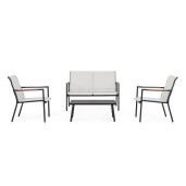 Set mobilier gradina otel textilena Marsala