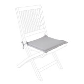 Set 4 perne scaune gradina textil taupe 42x42x3h